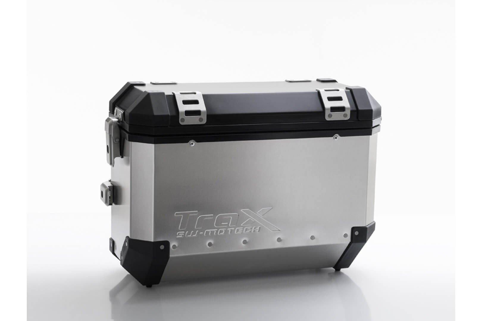 SW Motech TRAX EVO M Side Case (Aluminum / 37 L / Right / Silver)