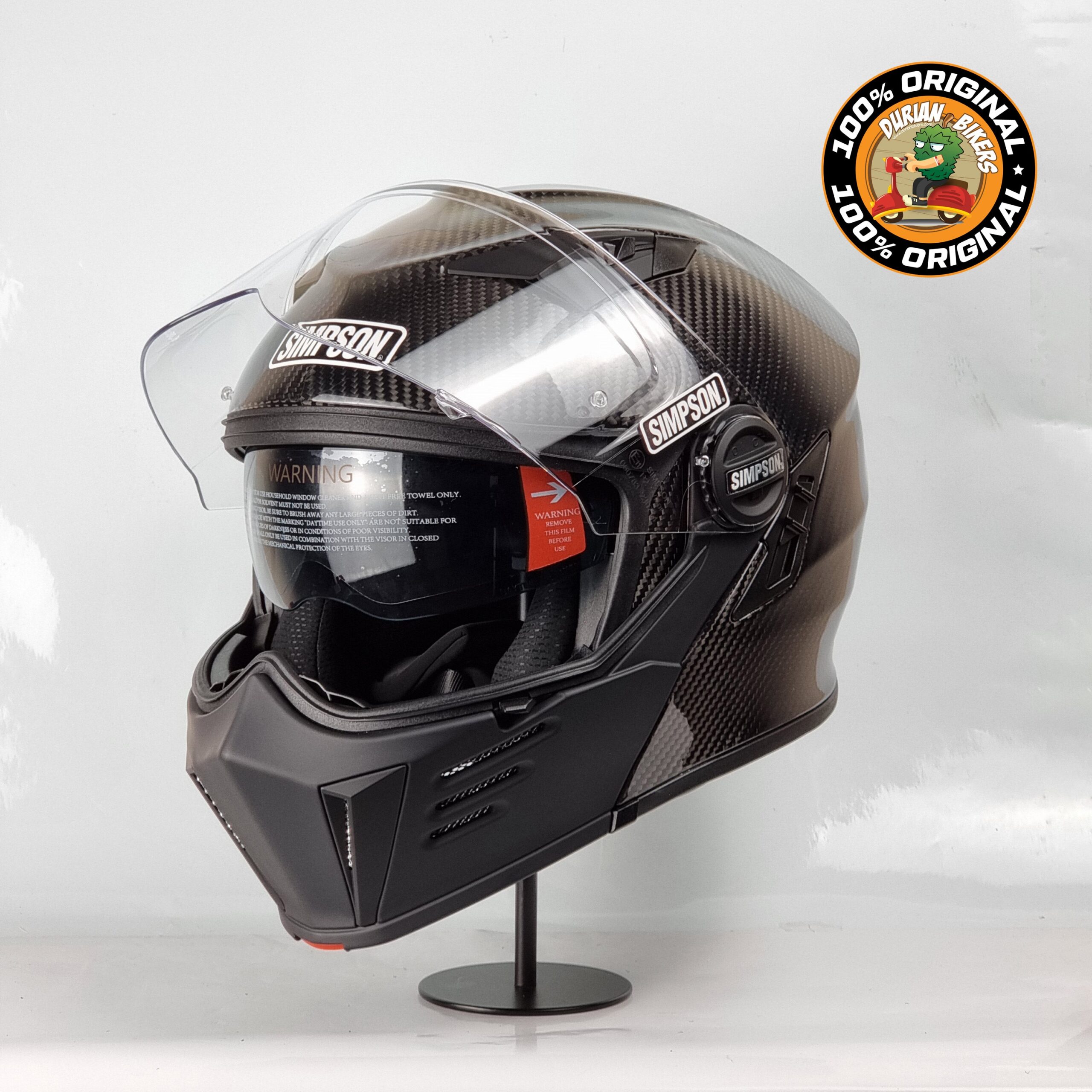 Simpson Helmet Darksome Bandit (Carbon Fiber) - Image 6