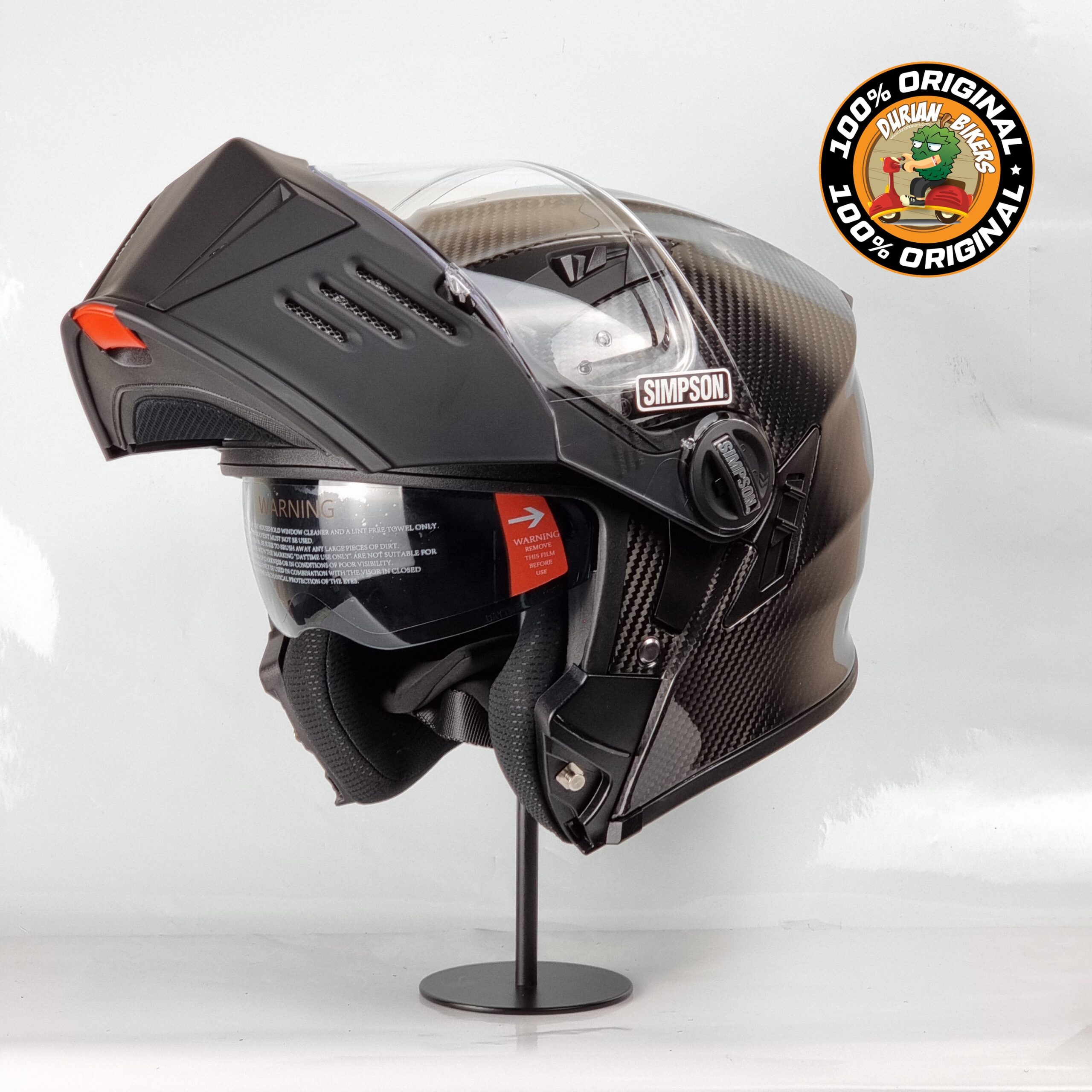 Simpson Helmet Darksome Bandit (Carbon Fiber) - Image 7