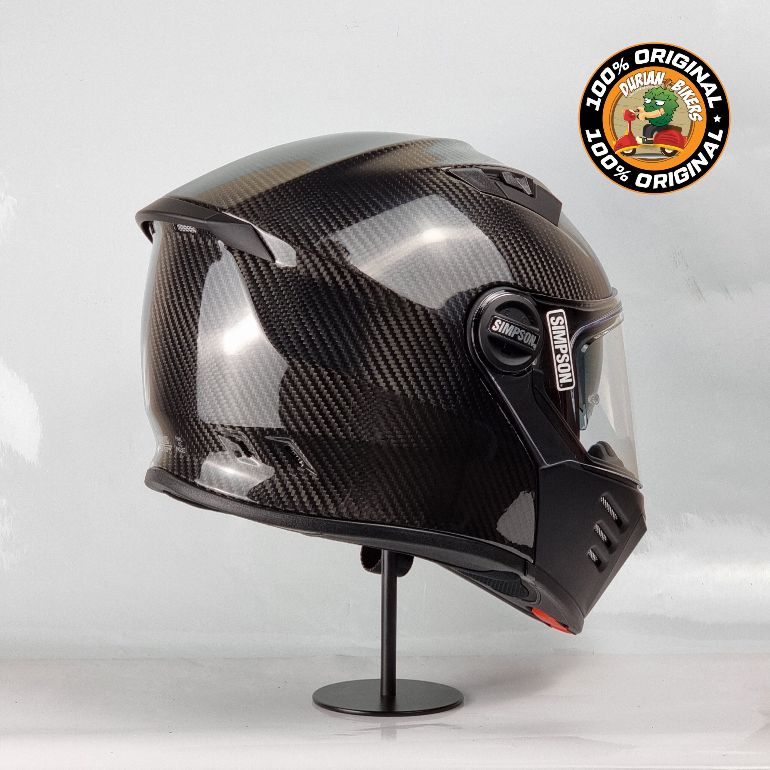 Simpson Helmet Darksome Bandit (Carbon Fiber) - Image 4