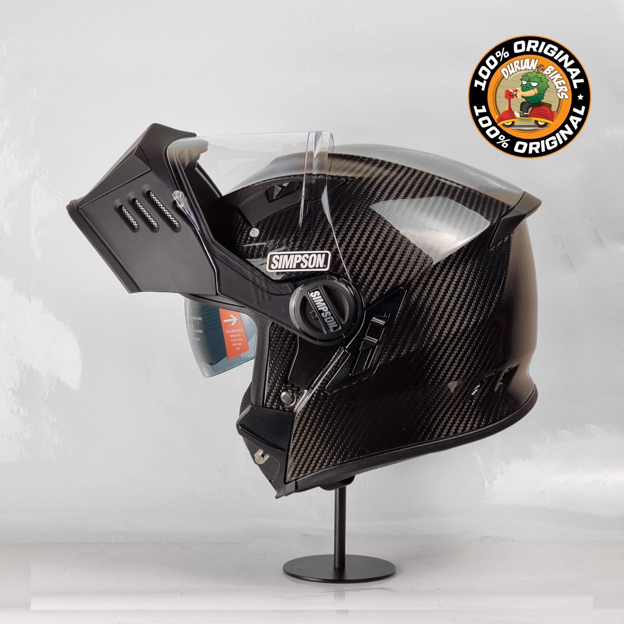 Simpson Helmet Darksome Bandit (Carbon Fiber) - Image 8