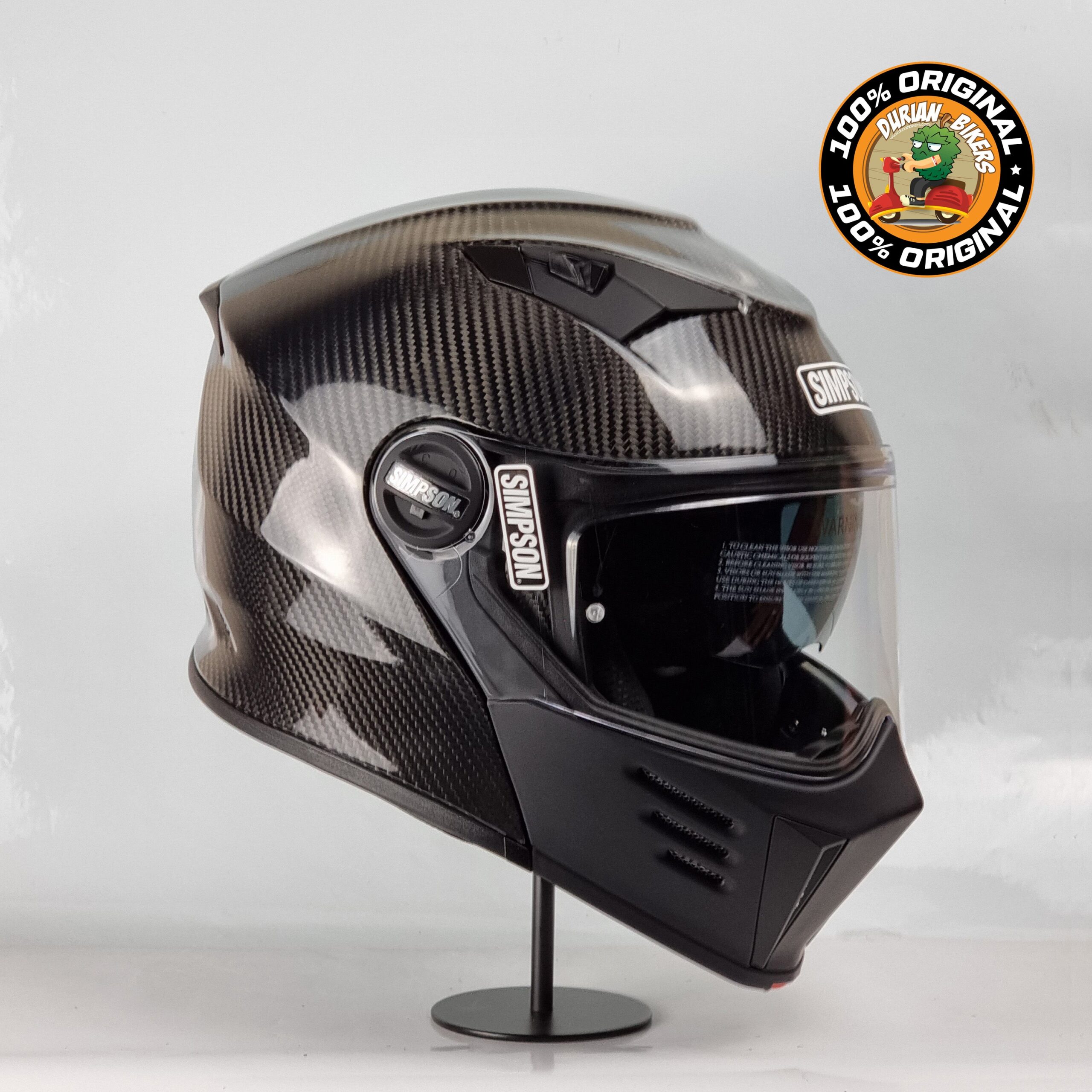 Simpson Helmet Darksome Bandit (Carbon Fiber) - Image 3