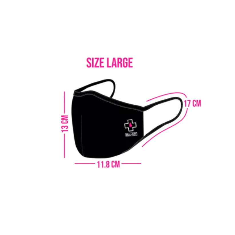 Muc Off Reusable Face Mask (Bolt) (Large) - Image 2