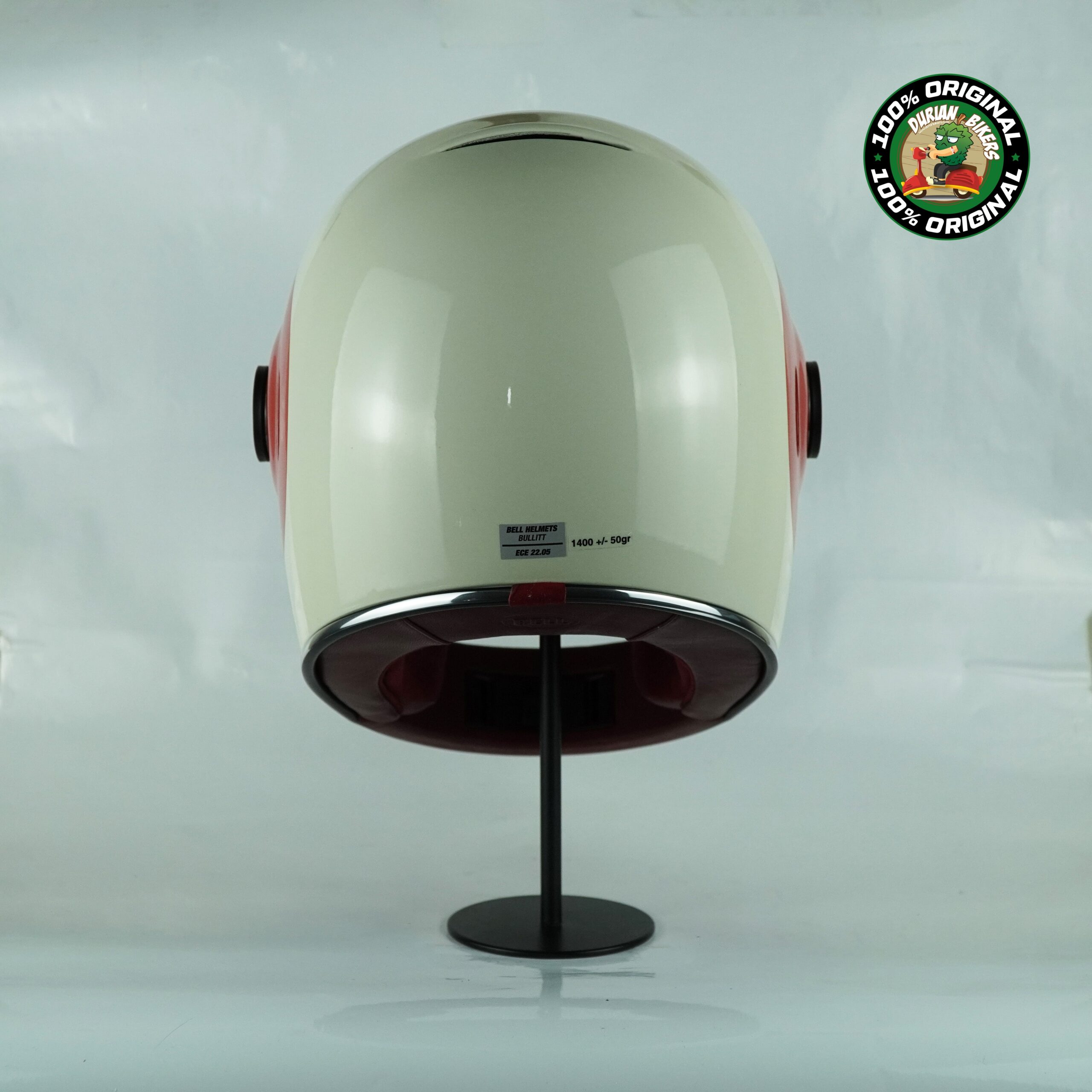 Bell Helmet Bullitt SE (TT Gloss Vintage White/Ox Blood) - Image 6