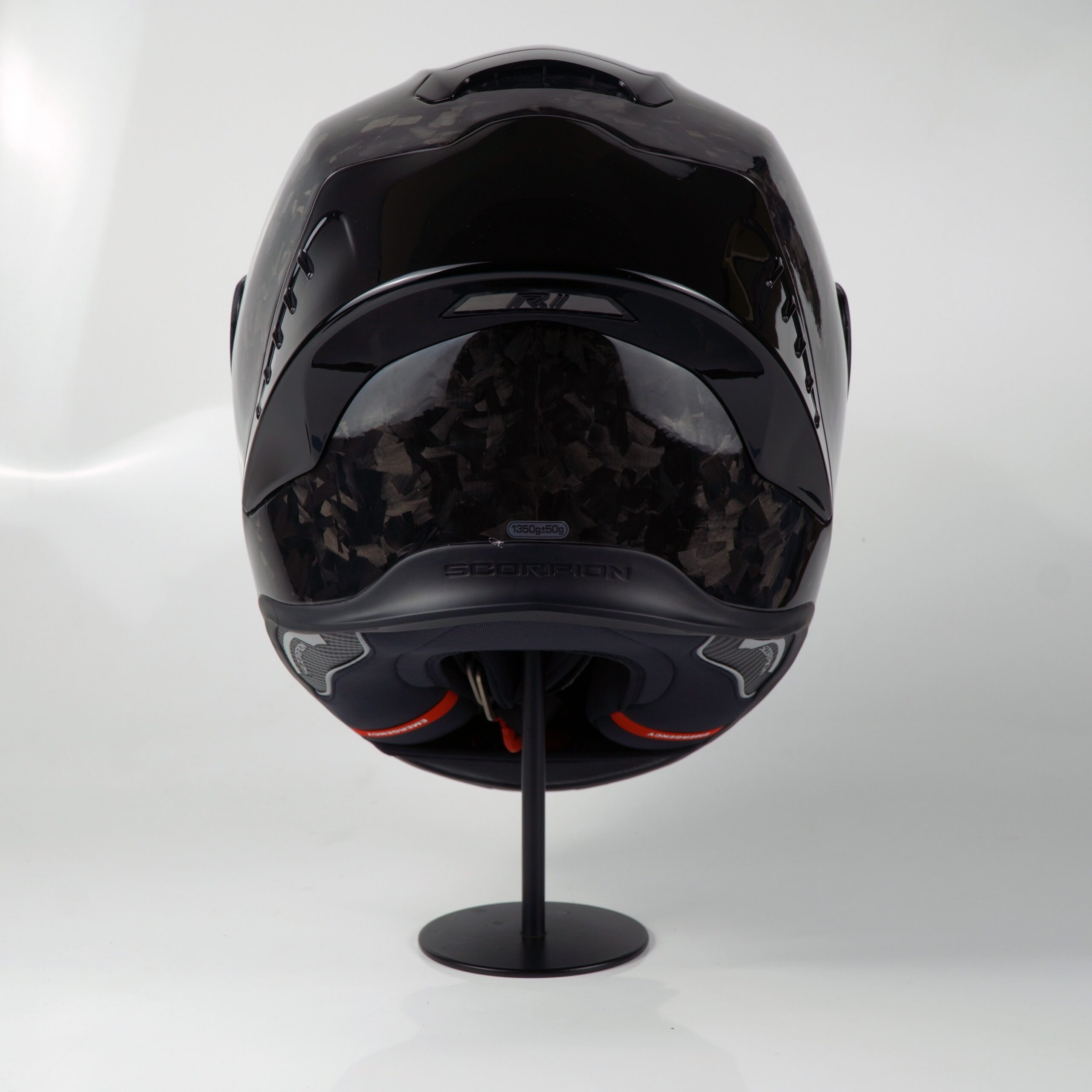 Scorpion Helmet Exo-R1 Evo II Onyx Air (Solid Black) - Image 6