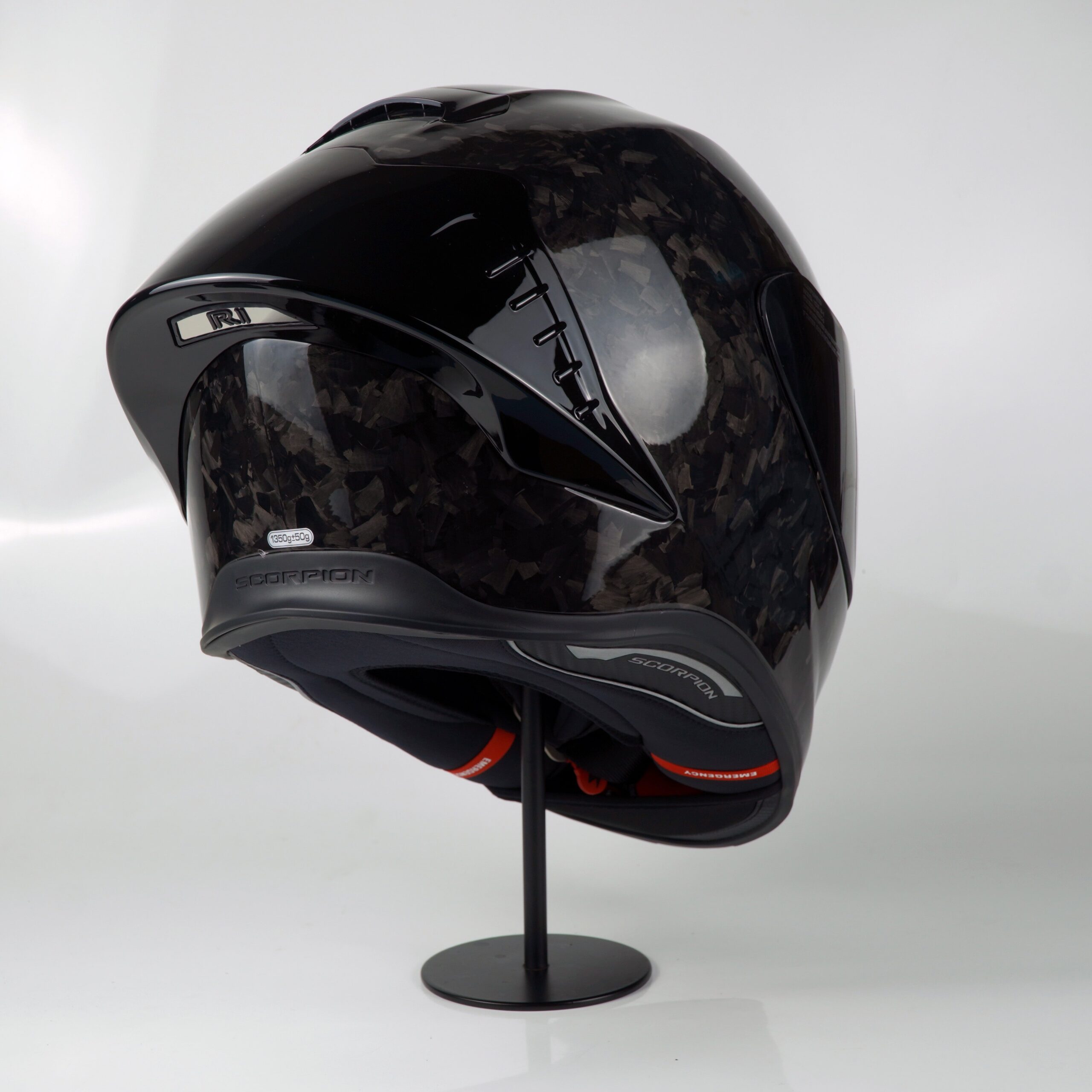 Scorpion Helmet Exo-R1 Evo II Onyx Air (Solid Black) - Image 5