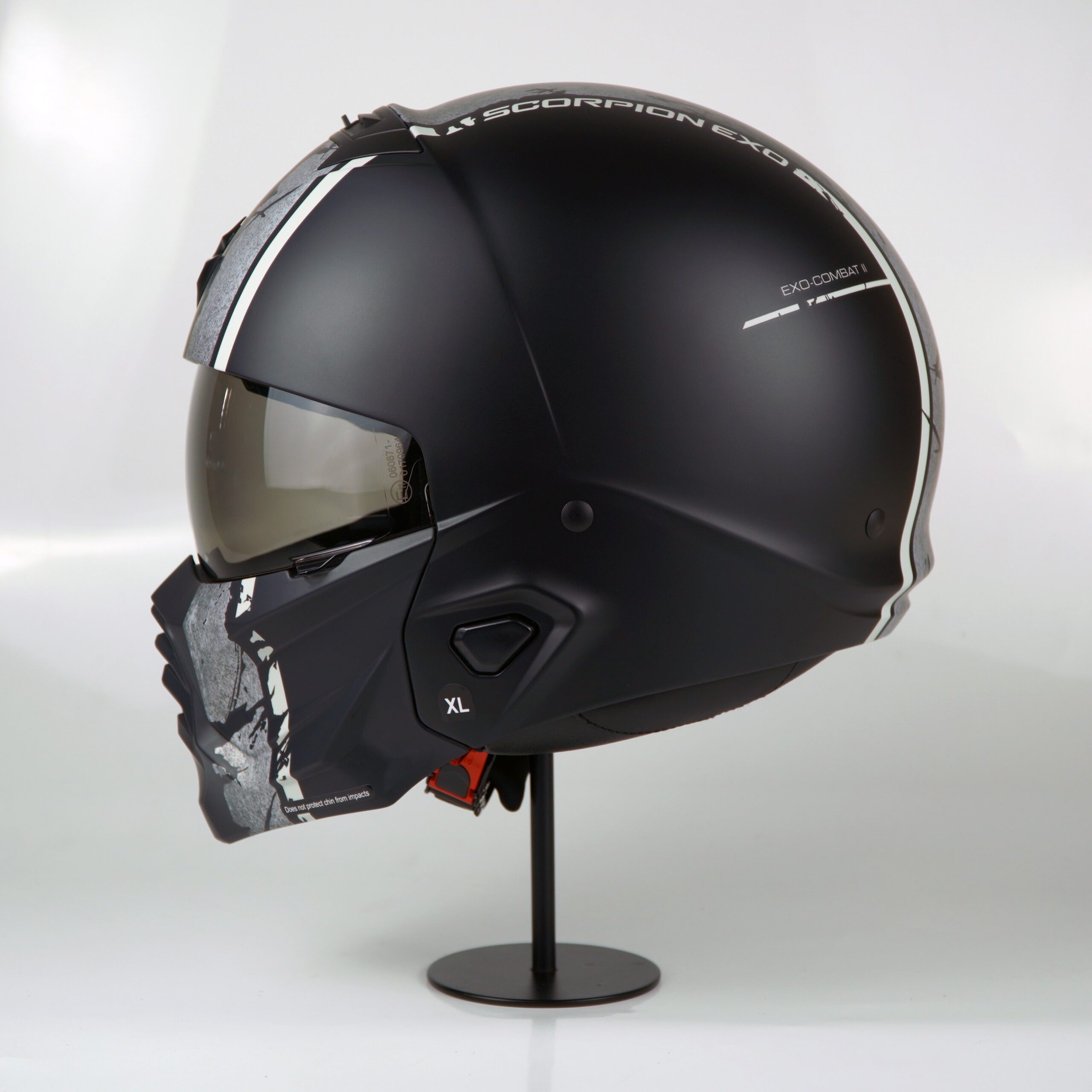 Scorpion Helmet Exo-Combat II (Lord Matte Black/Silver) - Image 8