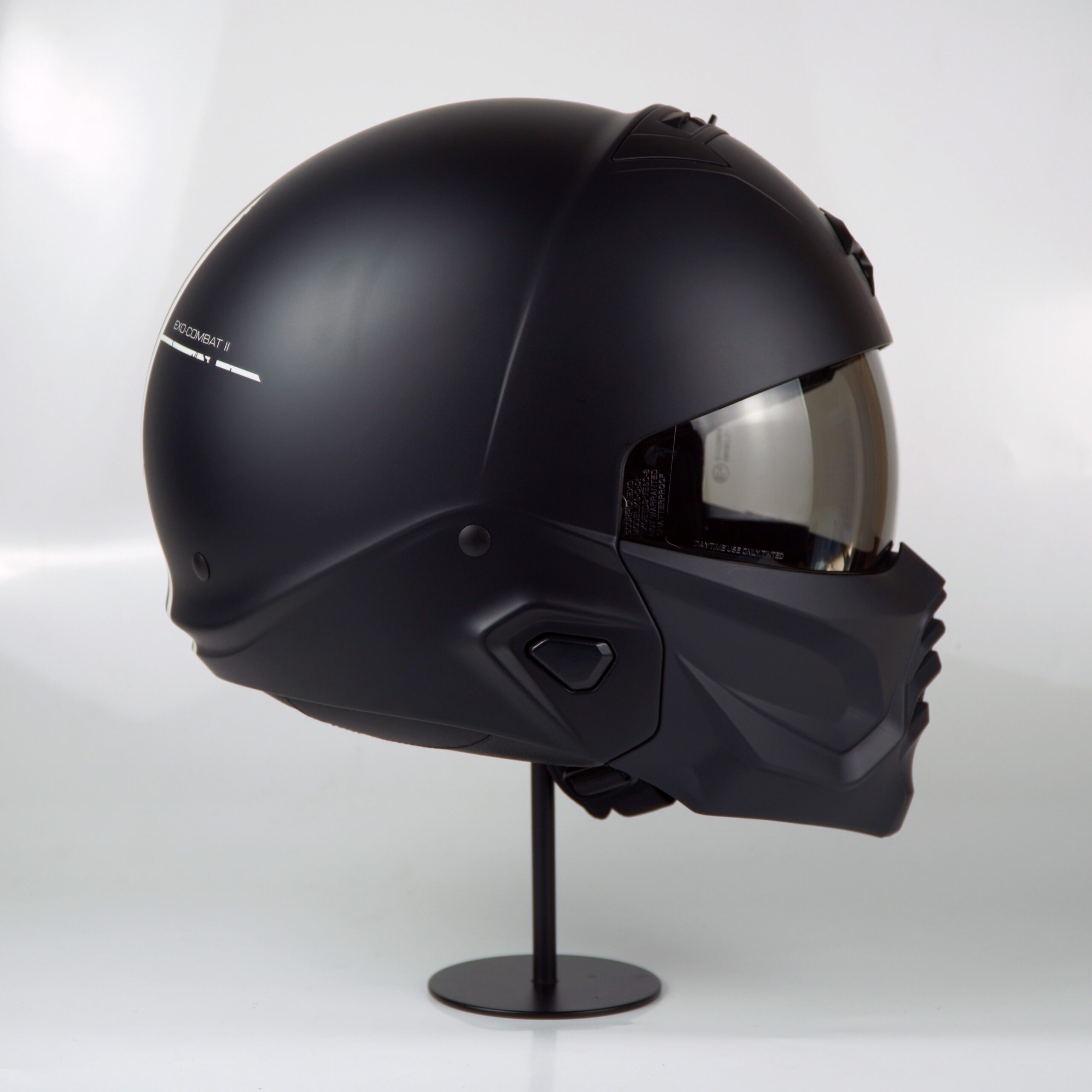 Scorpion Helmet Exo-Combat II (Lord Matte Black/Silver) - Image 4