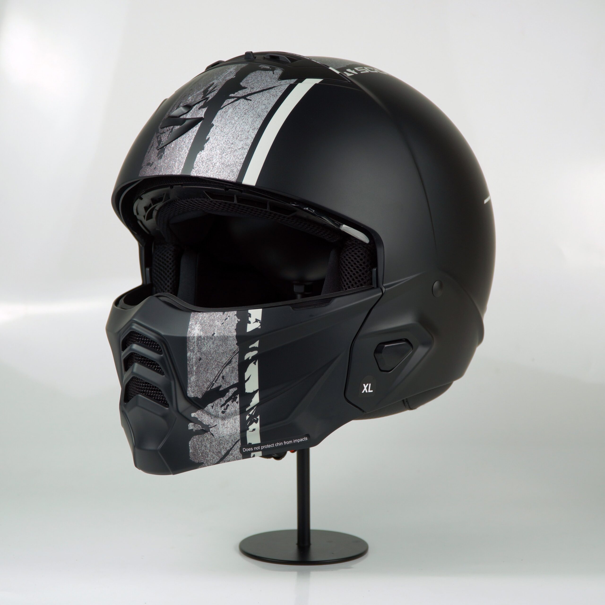 Scorpion Helmet Exo-Combat II (Lord Matte Black/Silver) - Image 9