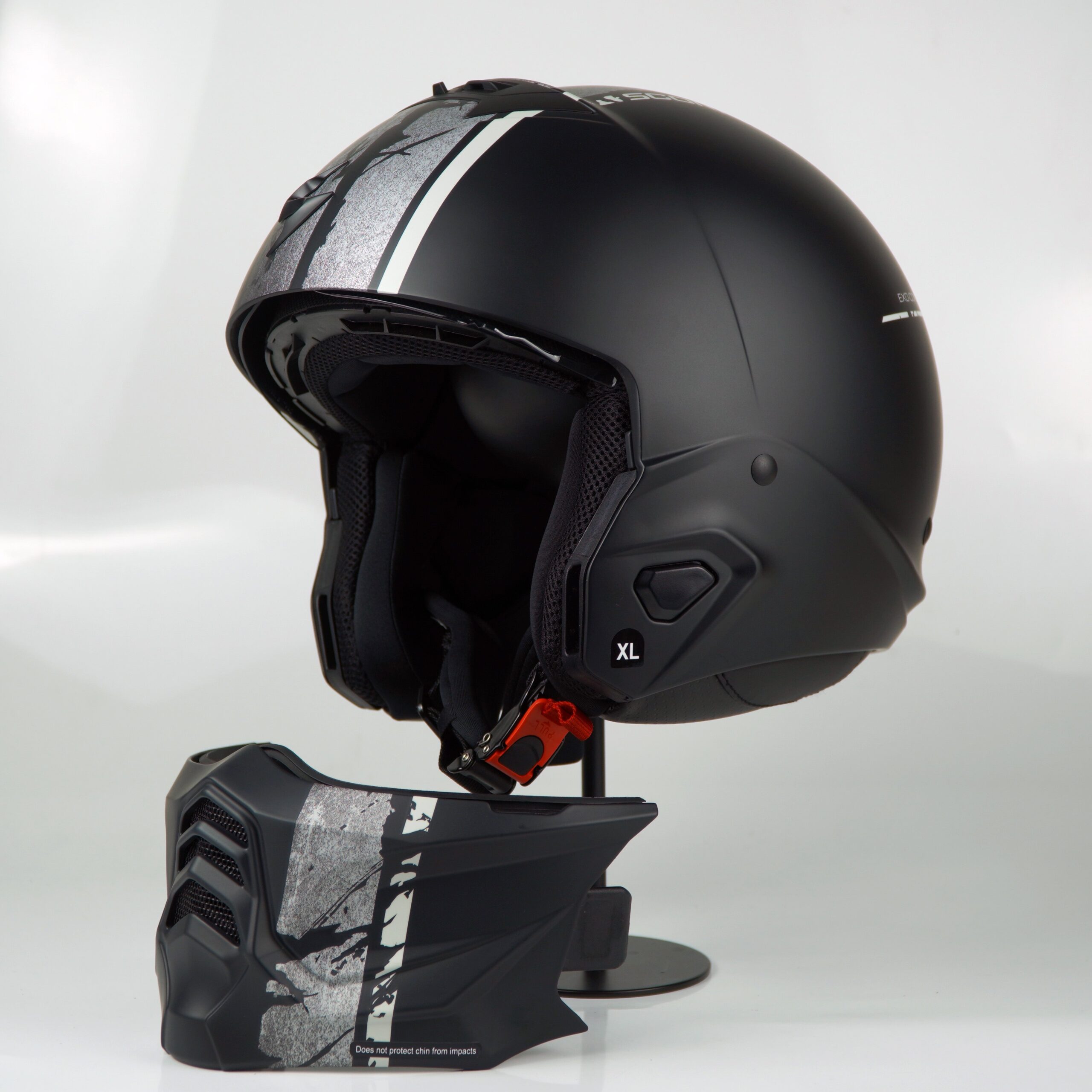 Scorpion Helmet Exo-Combat II (Lord Matte Black/Silver) - Image 11