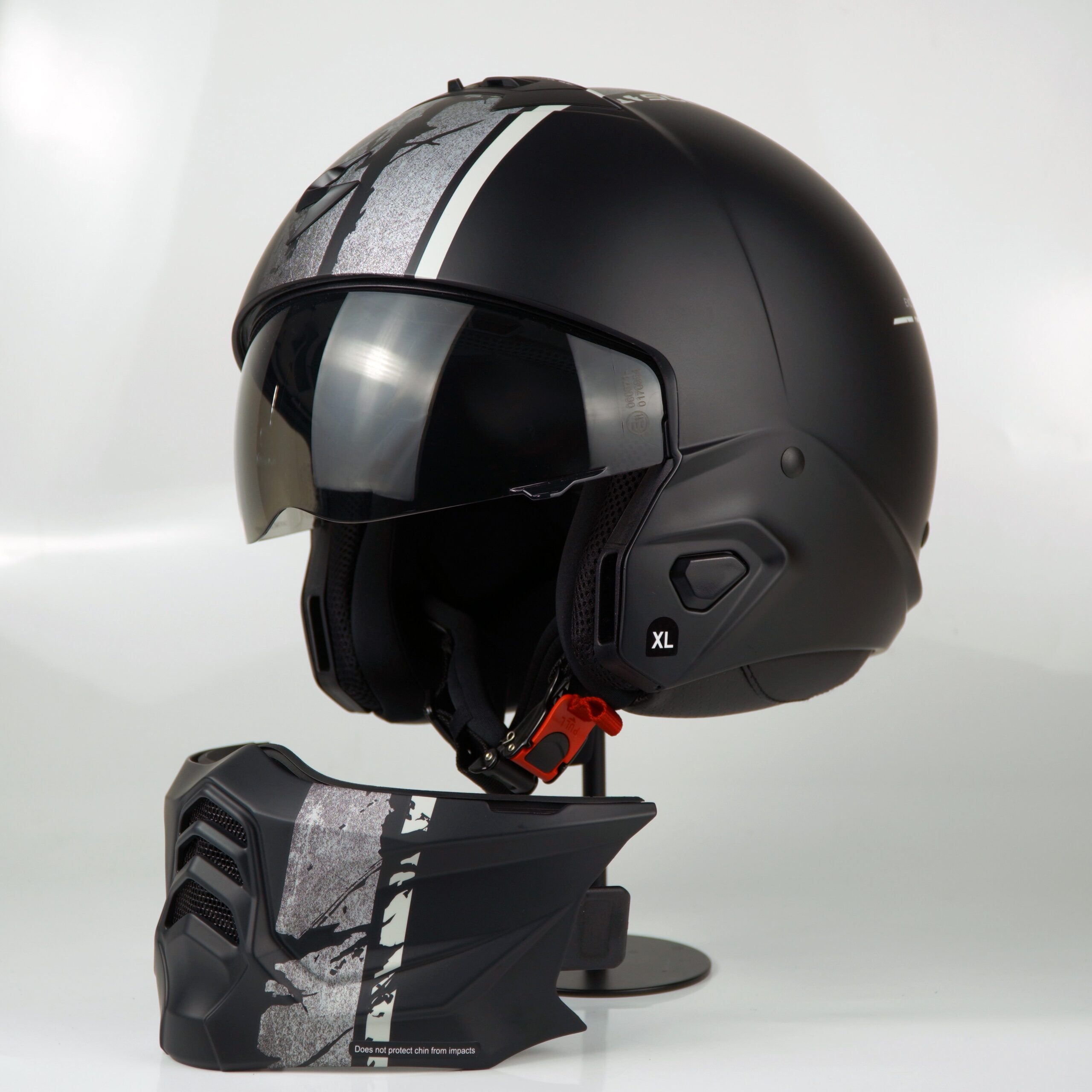 Scorpion Helmet Exo-Combat II (Lord Matte Black/Silver) - Image 12