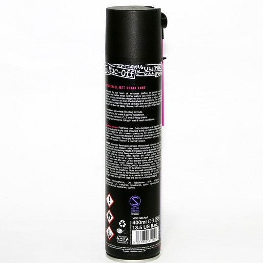 Muc Off Motorcycle Wet Chain Lube (400ml) (611) - Image 2